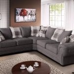 Venezia Chesterfield Graphite Large Corner Sofa