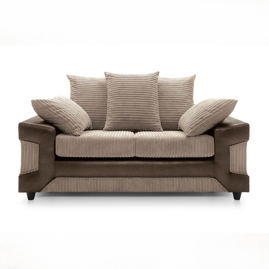 Dino Brown/Beige 2 Seater Sofa