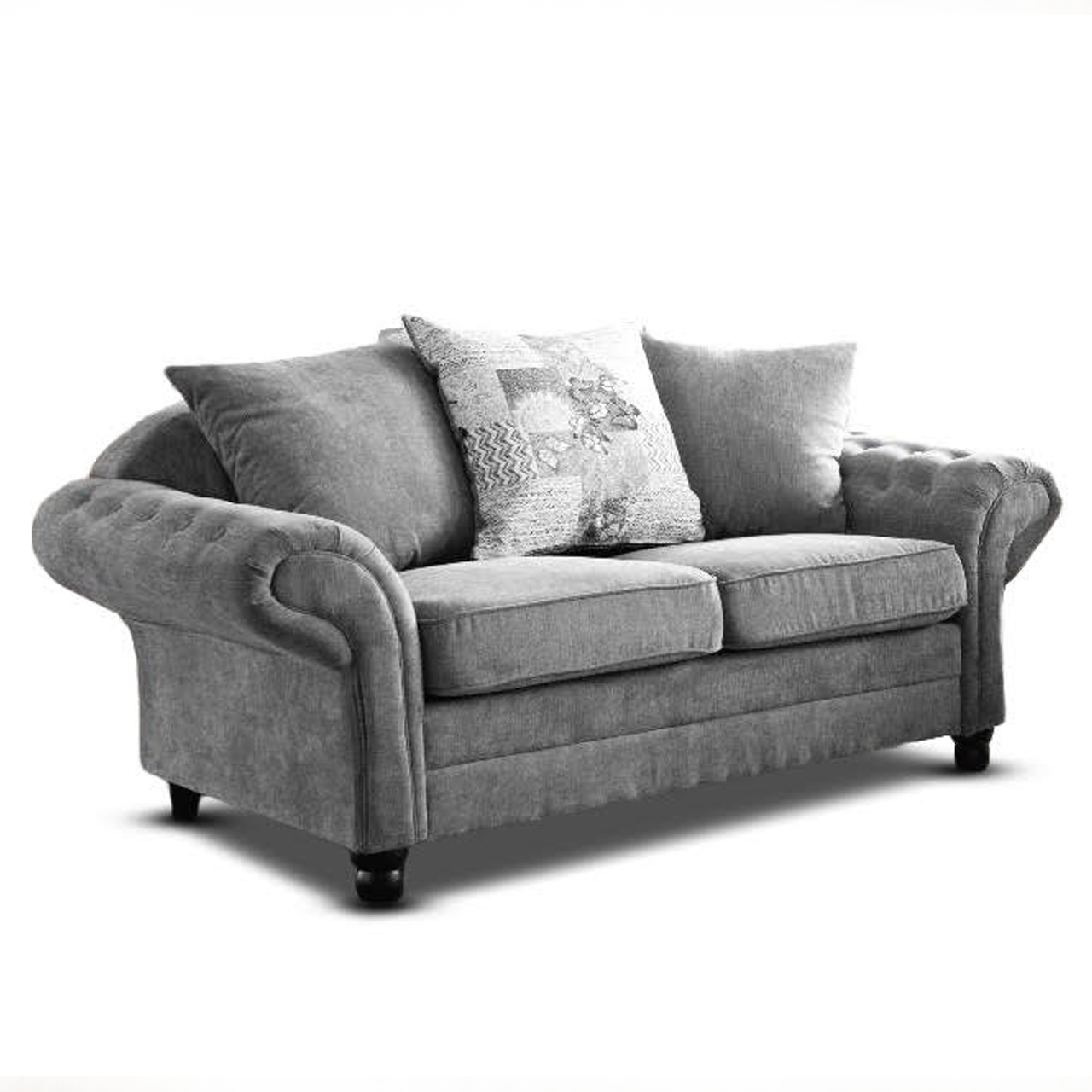 Nicole Graphite 2 Seater Sofa