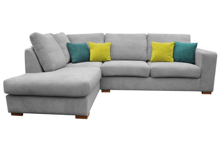 Westpoint Left Hand Silver Corner Sofa