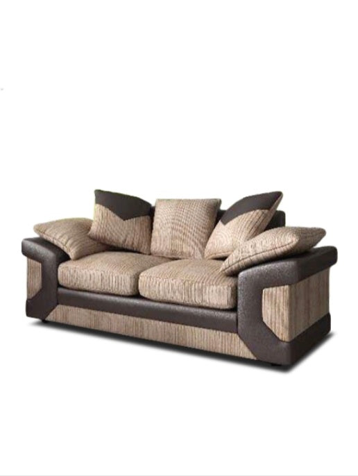 Lush Beige/Brown 2 Seater