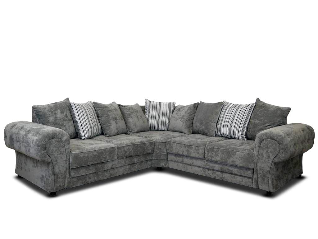 Chingford Grey Scatterback Corner Sofa