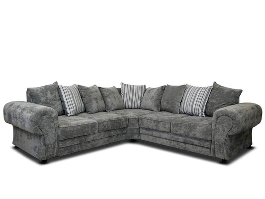 Chingford Grey Scatterback Corner Sofa