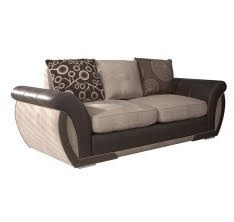 Shannon Beige/Brown 2 Seater