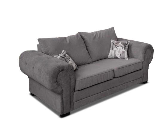 Baron Chesterfield Graphite 3 Seater