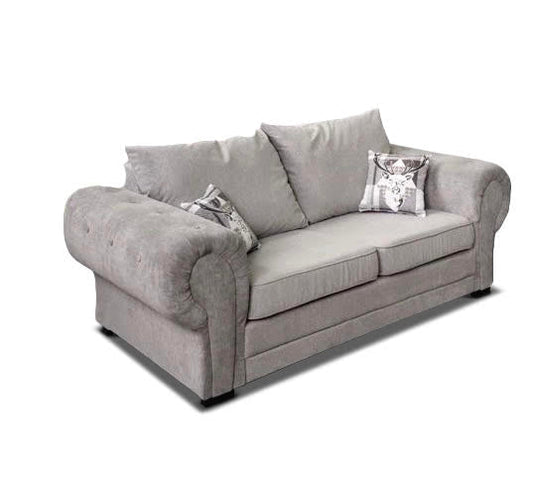 Baron Chesterfield Silver 3 Seater